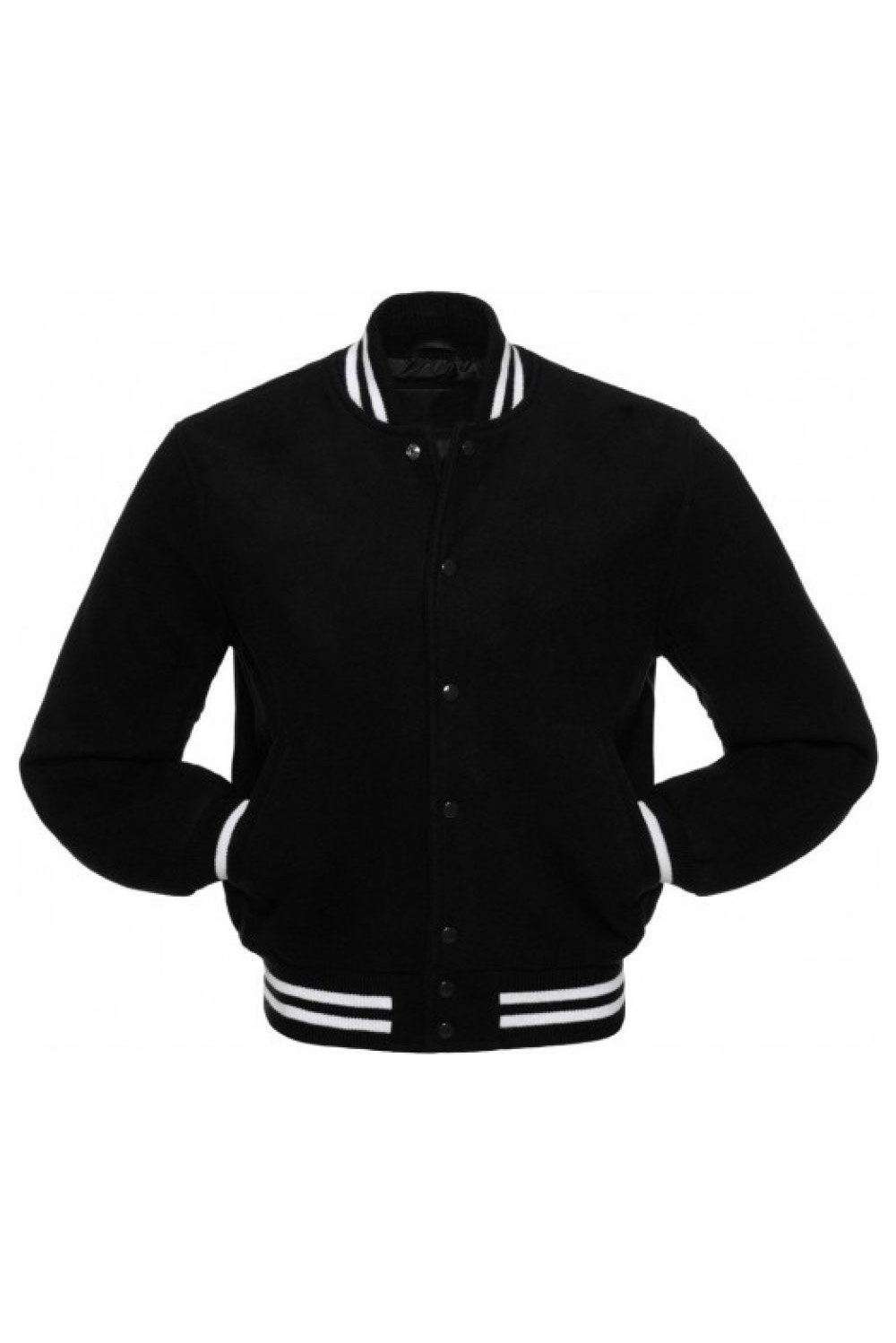 black and white jersey jacket