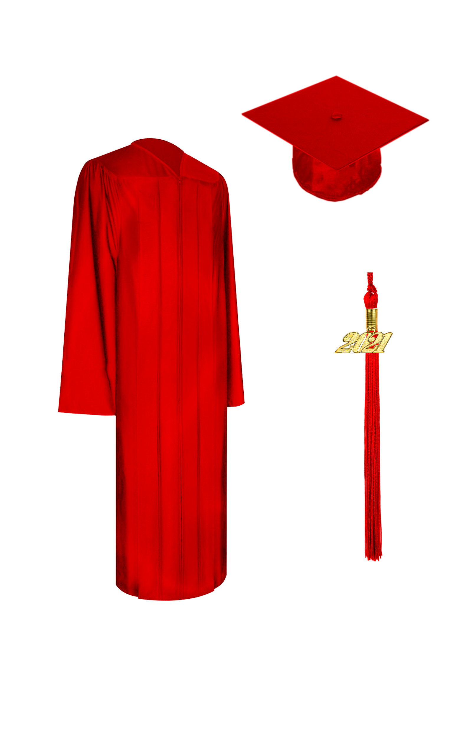 Shiny Cap, Gown and Tassel Package - All Colors - Graduation SuperStore